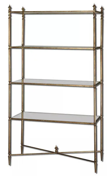 Product Image 2 for Uttermost Henzler Mirrored Glass Etagere from Uttermost