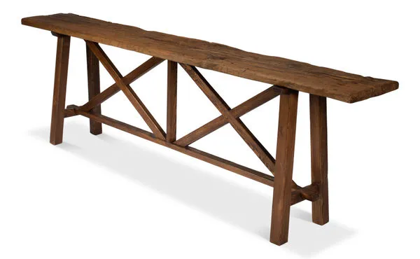 Product Image 3 for Double X Base Sofa Table from Sarreid Ltd.