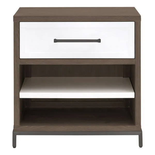 Product Image 1 for Wrenn 1-Drawer Brown Acacia Nightstand from Essentials for Living