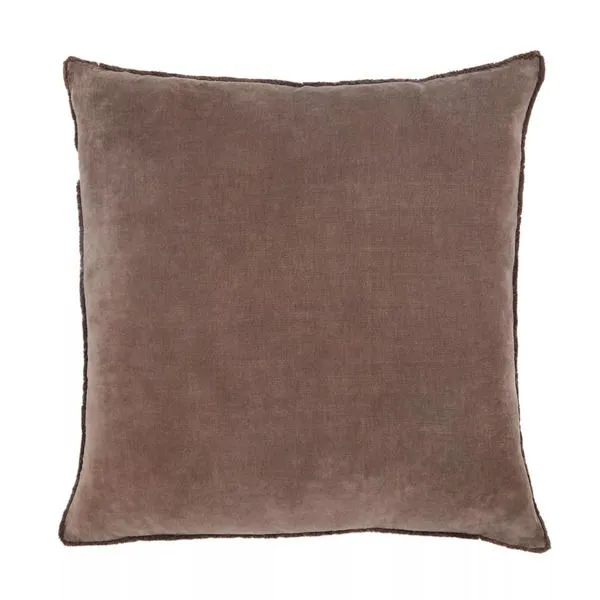 Product Image 3 for Sunbury Solid Dark Taupe Throw Pillow 26 inch from Jaipur