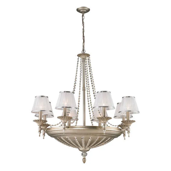 Product Image 2 for 14 Light Chandelier In Aged Silver from Elk Lighting