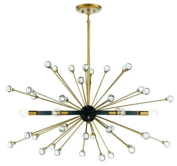 Product Image 3 for Ariel 6 Light Linear Chandelier from Savoy House
