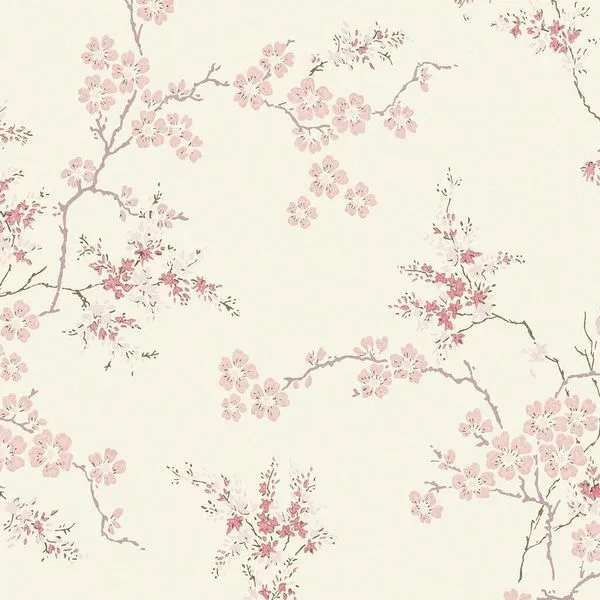 Product Image 1 for Laura Ashley Oriental Blossom Blush Wallpaper from Graham & Brown