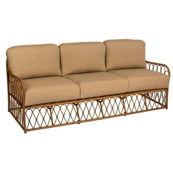 Product Image 1 for Cane Sofa Bench from Woodard