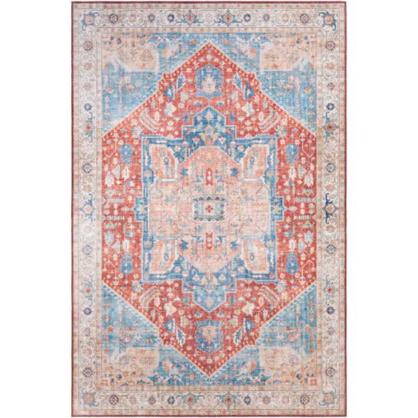 Product Image 2 for Iris Orange / Denim Rug from Surya