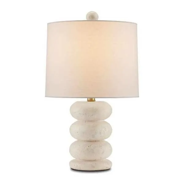 Product Image 1 for Girault Travertine Table Lamp from Currey & Company
