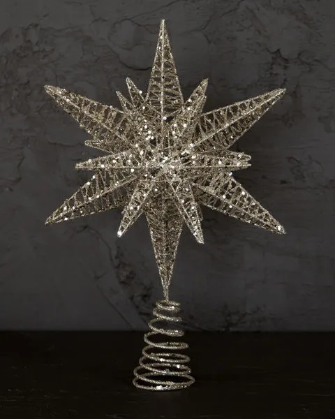 Product Image 1 for Glitter Star Tree Topper from Creative Co-Op