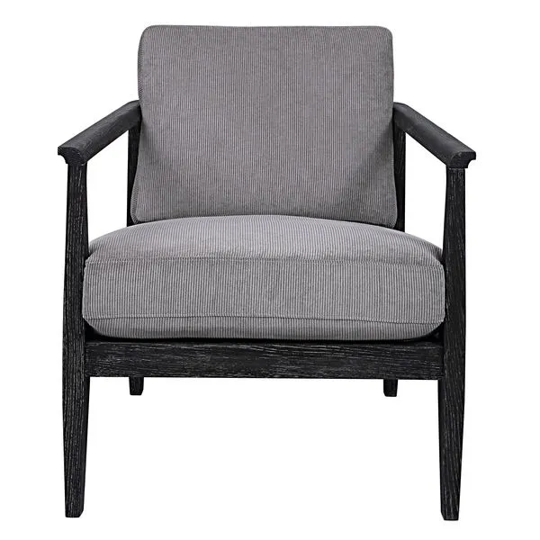 Product Image 3 for Brunei Modern Gray Accent Chair from Uttermost