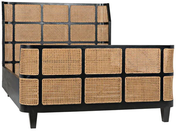 Product Image 6 for Porto Caned Queen Bed from Noir