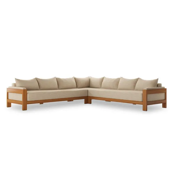 Product Image 1 for Chapman Outdoor 3 Piece Sectional from Four Hands