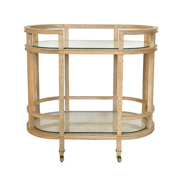Product Image 2 for Zaina Round Bar Cart from Worlds Away