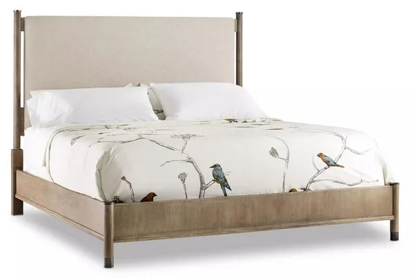 Product Image 4 for Affinity Queen Oak Upholstered Bed from Hooker Furniture