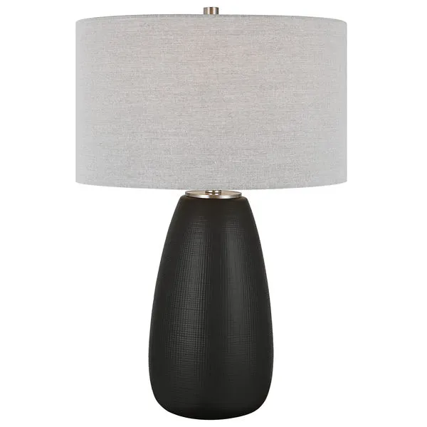 Product Image 3 for Twilight Satin Black Table Lamp from Uttermost