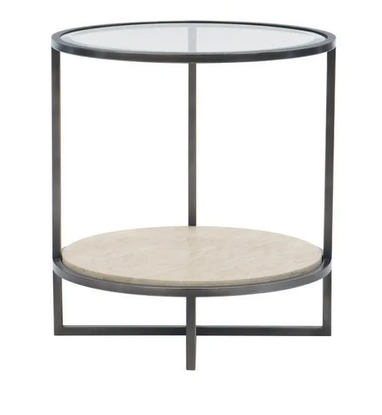Product Image 2 for Harlow Metal Round Chairside Table from Bernhardt Furniture