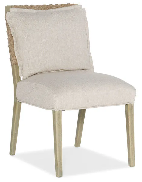 Product Image 5 for Surfrider Light Wood Woven Back Side Chair, Set of 2 from Hooker Furniture