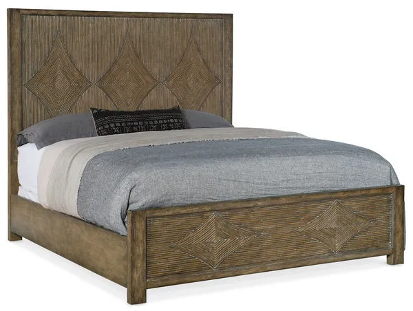 Product Image 1 for Sundance Pecan Veneer Queen Panel Bed from Hooker Furniture