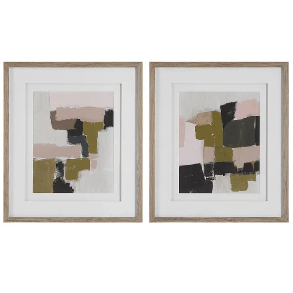 Product Image 1 for Color Block Framed Prints, Set of 2 from Uttermost