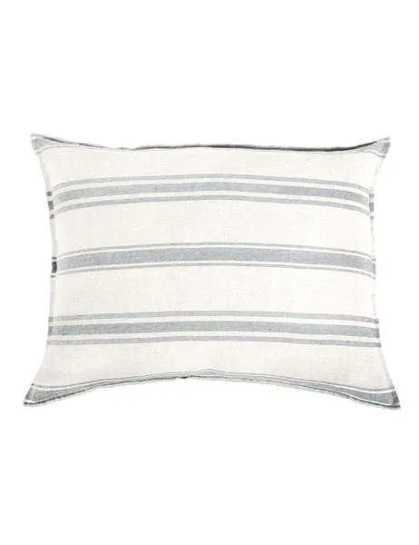 Product Image 1 for Jackson 28" x 36" Linen Accent Pillow with Insert - Cream / Grey from Pom Pom at Home