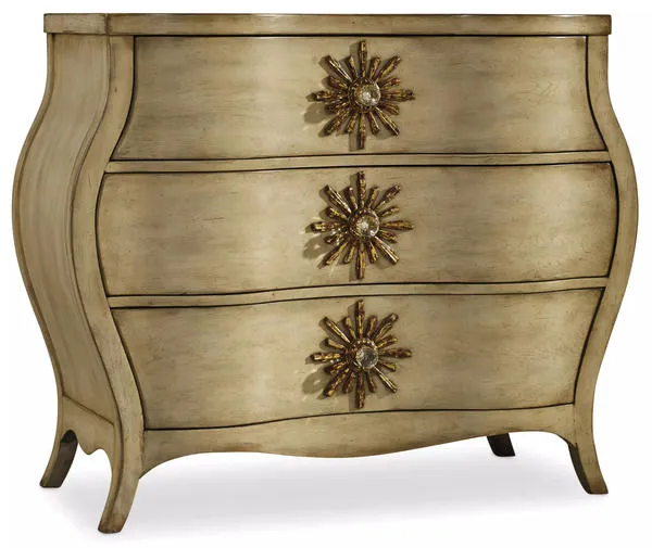 Product Image 1 for Sanctuary Three Drawer Bombe Chest from Hooker Furniture