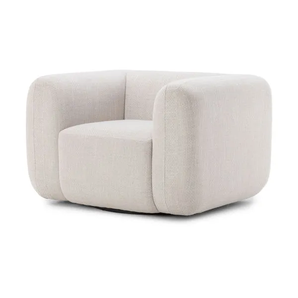 Product Image 1 for Nara Upholstered Swivel Chair from Four Hands