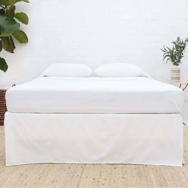 Product Image 1 for Paneled Cotton Sateen Bedskirt from Pom Pom at Home