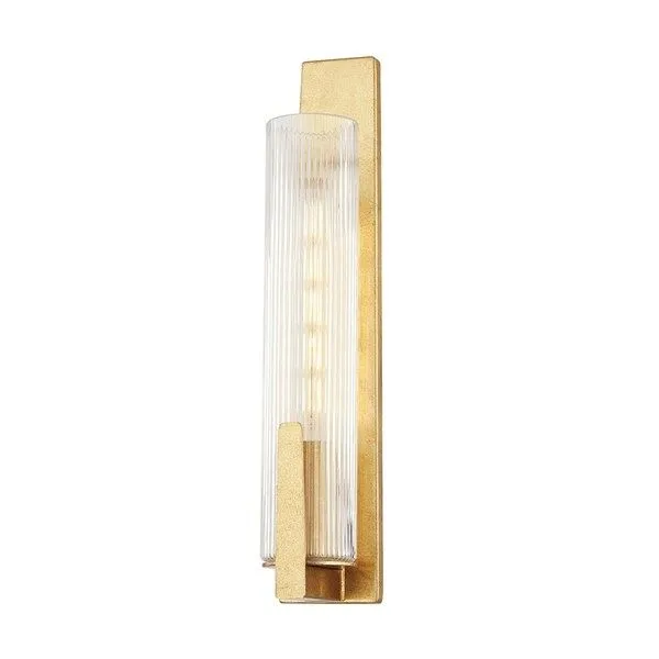 Product Image 1 for Malakai Vintage Gold Leaf 1-Light Wall Sconce from Troy Lighting