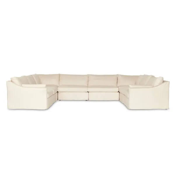 Product Image 1 for Delray 8 Piece Slipcover Sectional from Four Hands