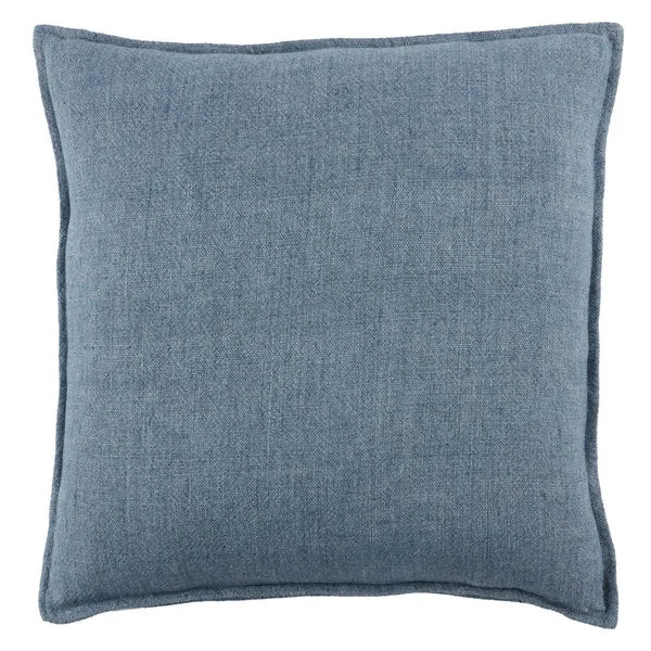 Product Image 6 for Blanche Solid Blue Pillow from Jaipur