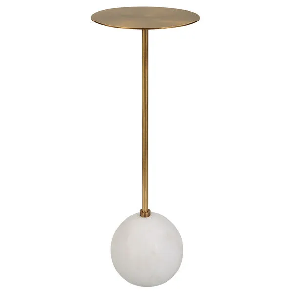 Product Image 3 for Gimlet White Drink Table from Uttermost