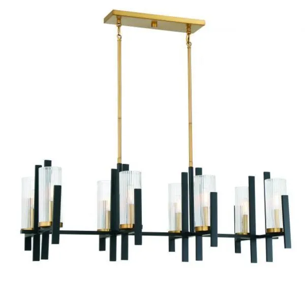 Product Image 5 for Midland 8 Light Linear Chandelier from Savoy House