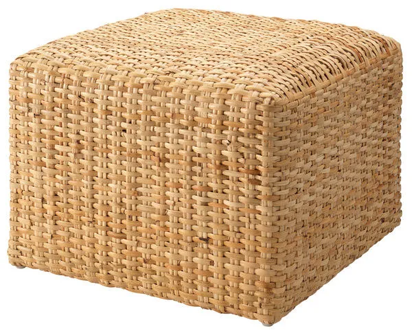 Product Image 2 for Natural Rattan Ottoman from Jamie Young