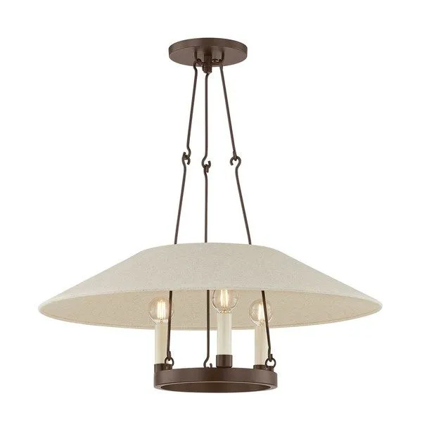 Product Image 1 for Archive 3 Light Brown Chandelier from Troy Lighting