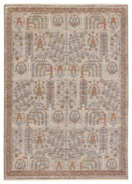 Product Image 1 for Regard Contemporary Floral Slate/ Bronze Rug - 9' x 13' from Jaipur