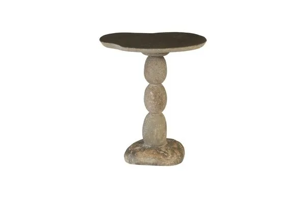 Product Image 1 for Stacked Stone Pedestal Table from Phillips Collection