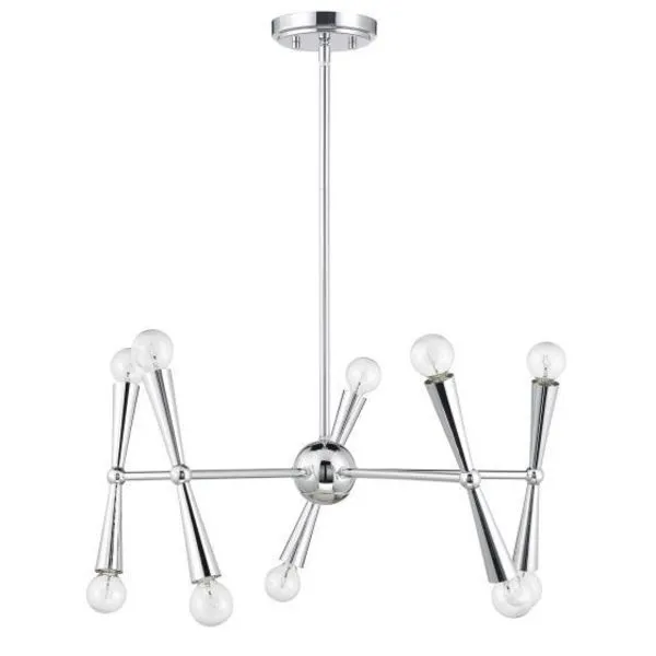 Product Image 1 for 10-Light Chandelier in Chrome from Savoy House