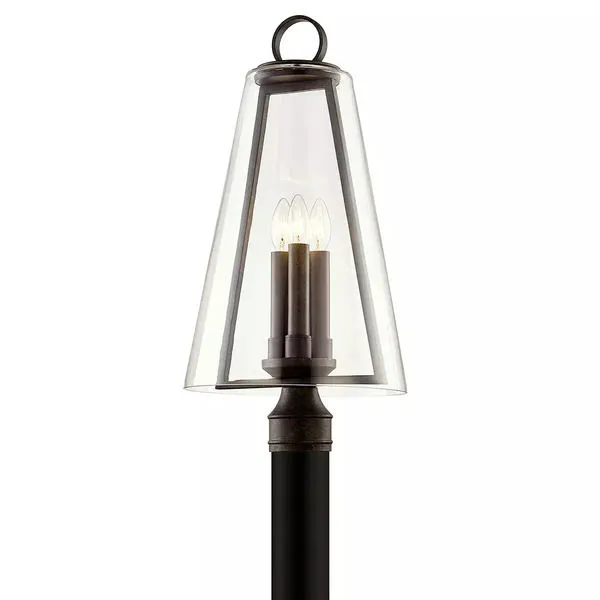 Product Image 1 for Adamson 3 Light Post from Troy Lighting