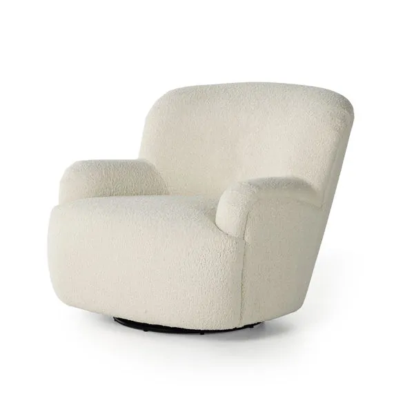 Product Image 4 for Kadon Swivel Chair - Natural from Four Hands