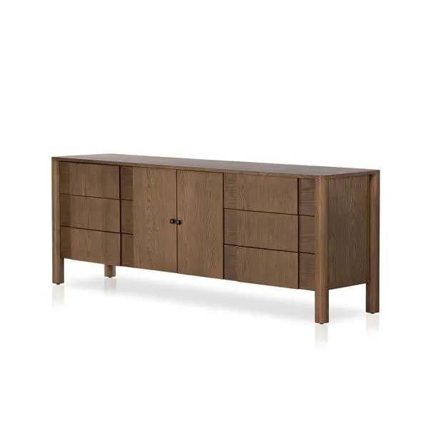 Product Image 1 for Pollard Oak Media Console - Tan Oak Veneer from Four Hands