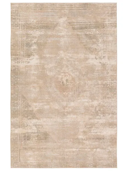 Product Image 1 for Cadent Medallion Tan / Green Rug from Jaipur