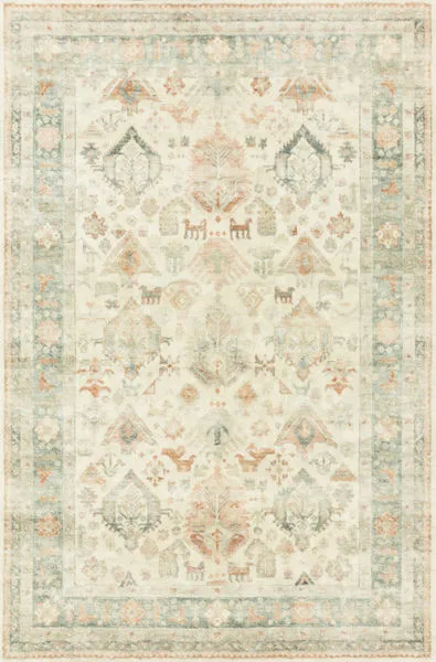 Product Image 4 for Rosette Beige / Multi Rug from Loloi