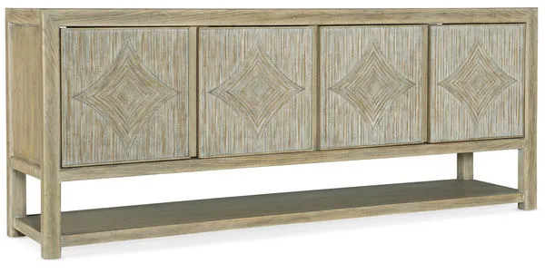 Product Image 1 for Surfrider Pecan Veneer Entertainment Console from Hooker Furniture