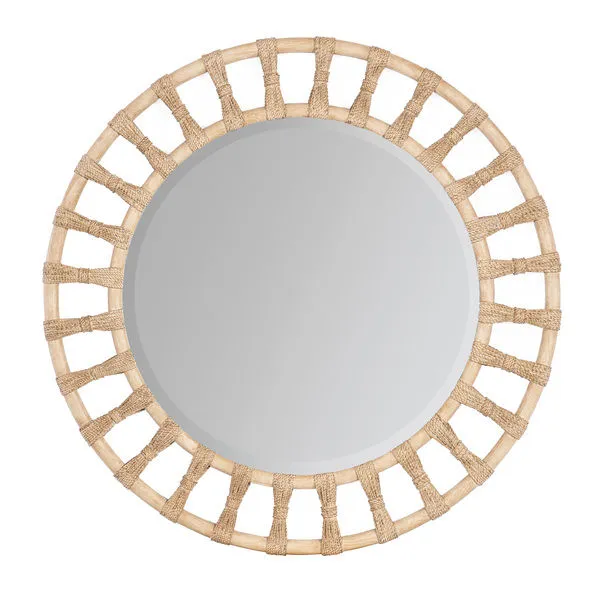 Product Image 1 for Retreat Pole Rattan Accent Mirror from Hooker Furniture