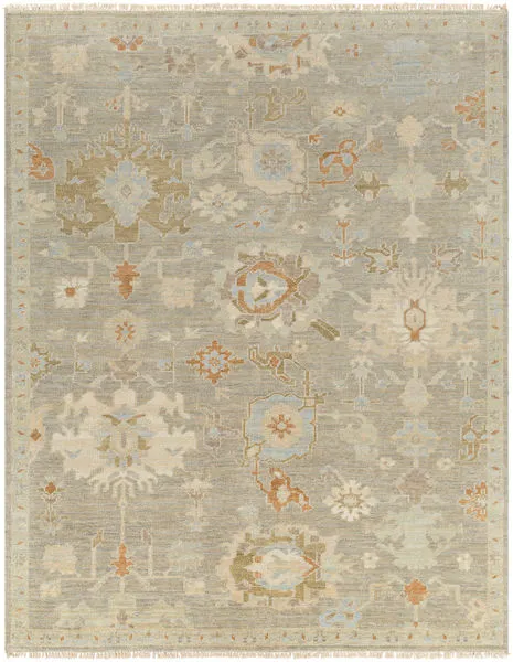Product Image 1 for Antalya Hand-Knotted Wool Medium Brown / Beige Rug - 10' x 14' from Surya
