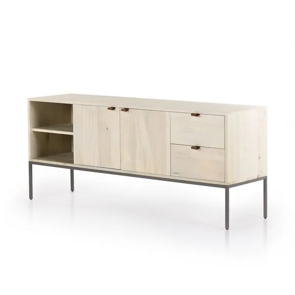 Product Image 7 for Trey Media Console - Dove Poplar from Four Hands