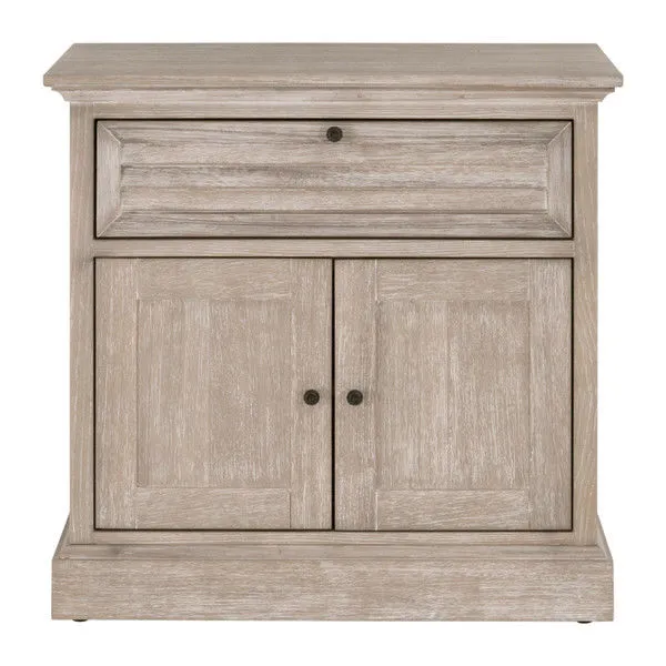 Product Image 3 for Eden 2-Door Wood Nightstand with Drawer from Essentials for Living