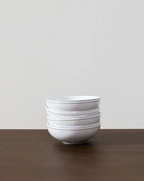 Product Image 3 for Friso Shallow Ceramic Stoneware Bowl - White from Costa Nova