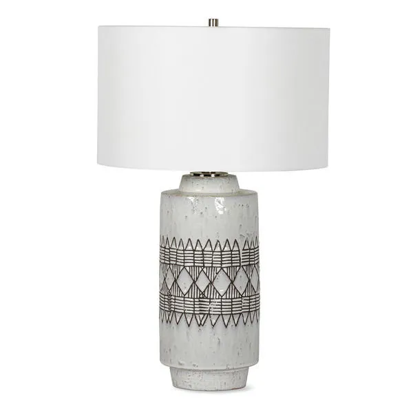 Product Image 1 for Zuri White Ceramic Table Lamp from Regina Andrew Design