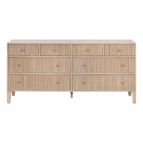 Product Image 1 for Highland 8-Drawer Natural Oak Double Dresser from Essentials for Living