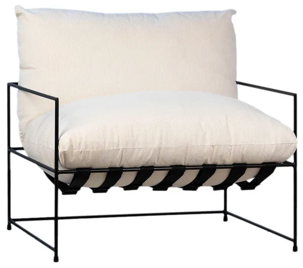 Product Image 6 for Schrock Occasional Chair - White Sand from Dovetail Furniture