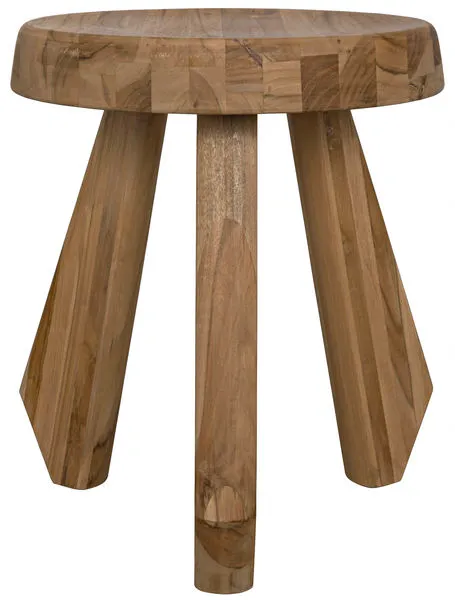 Product Image 3 for Priam Teak Accent Stool from Noir